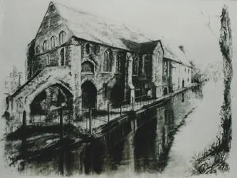 Blackfriars Canterbury、2000（木炭）